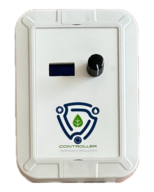 Terp Control Controller mit Display, Drehregler und Kabelverschraubungen